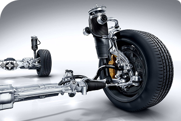 imagem suspensão, freio e amortecedor